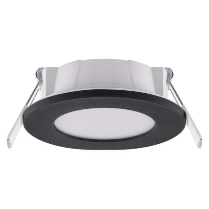 LED Koupelnové podhledové svítidlo LORI LED/4,5W/230V IP65 2700/4000K pr. 8,5 cm černá
