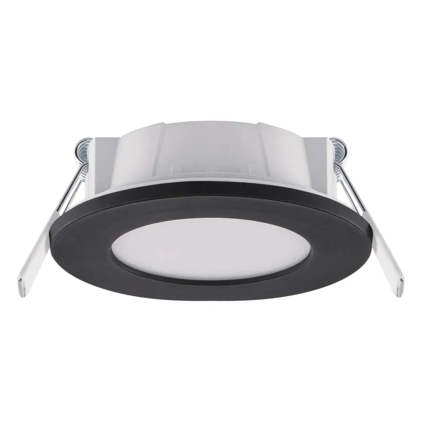 LED Koupelnové podhledové svítidlo LORI LED/4,5W/230V IP65 2700/4000K pr. 8,5 cm černá