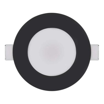 LED Koupelnové podhledové svítidlo LORI LED/4,5W/230V IP65 2700/4000K pr. 8,5 cm černá
