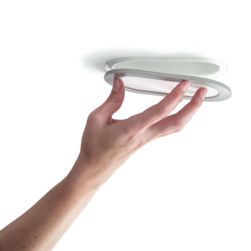 Philips 57955/48/16 - LED Koupelnové podhledové svítidlo MYLIVING HUDDLE 1xE27/7W + 1xE27/12W