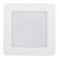 LED Koupelnové podhledové svítidlo TAVO LED/9W/230V 3000/4000/6000K 12x12 cm IP44 bílá
