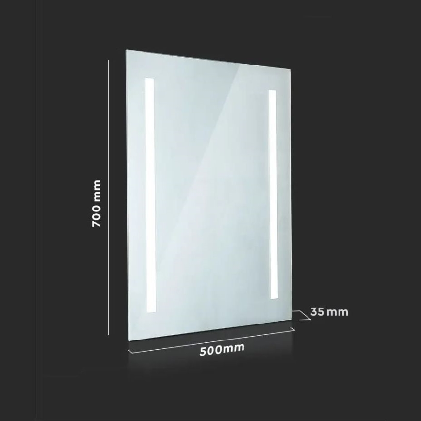 LED Koupelnové podsvícené zrcadlo LED/35W/230V IP44 70x50 cm