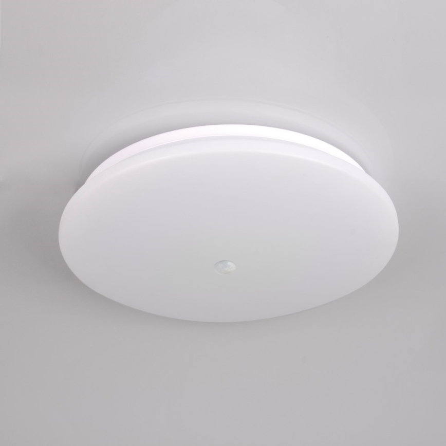 LED Koupelnové stropní svítidlo ADAR LED/17W/230V IP44 4000K senzor