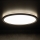 LED Koupelnové stropní svítidlo AZPO LED/11,8W/230V pr. 22,5 cm IP54 černá