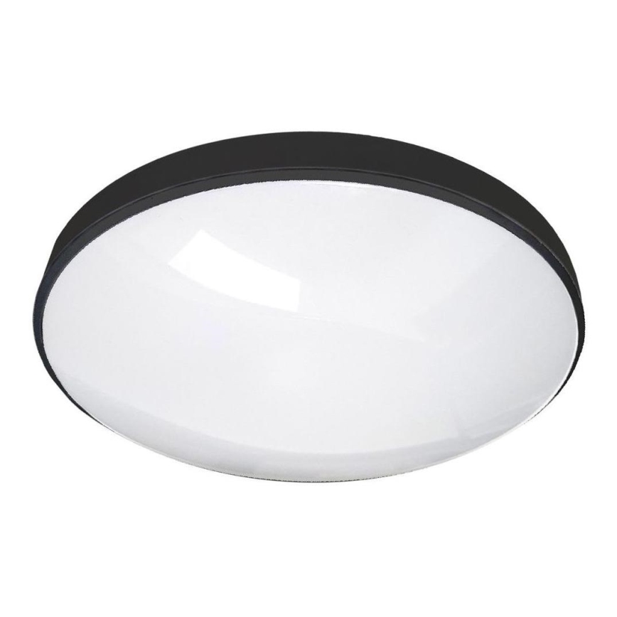 LED Koupelnové stropní svítidlo CIRCLE LED/12W/230V 4000K pr. 25 cm IP44 černá