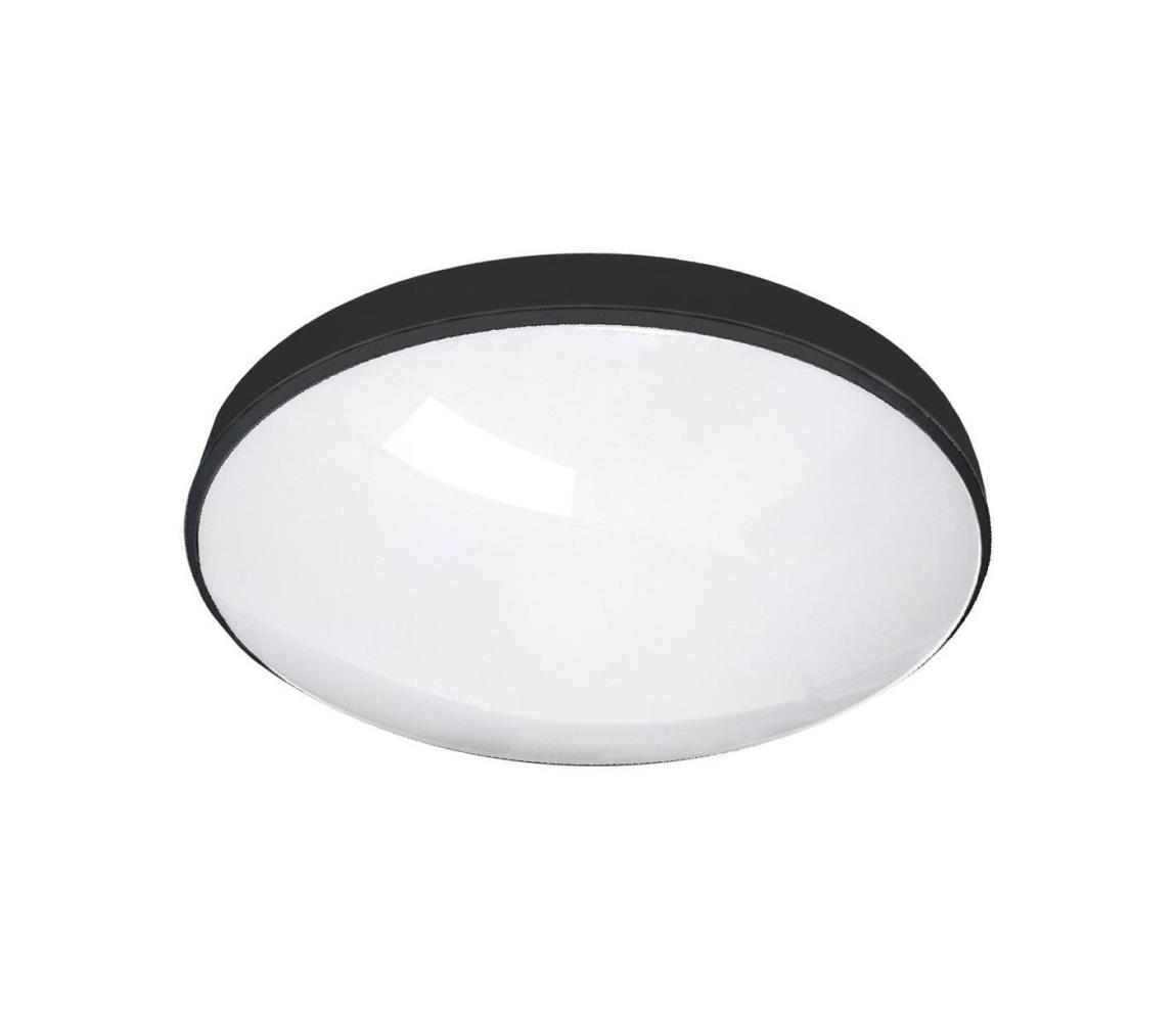  LED Koupelnové stropní svítidlo CIRCLE LED/12W/230V 4000K pr. 25 cm IP44 černá 