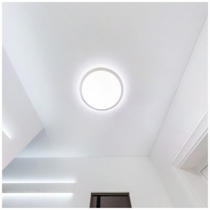 LED Koupelnové stropní svítidlo DEFENDER LED/12/18/24W/230V 3000/4000/6500K IP65 pr. 30 cm bílá