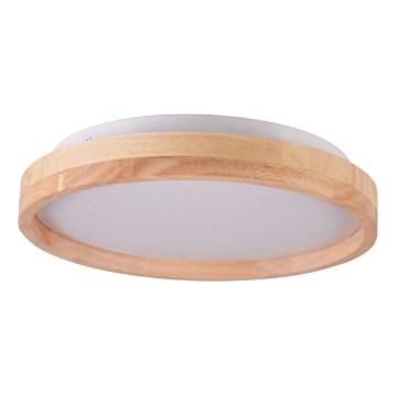LED Koupelnové stropní svítidlo LED/12W/230V pr. 27 cm IP44 dub