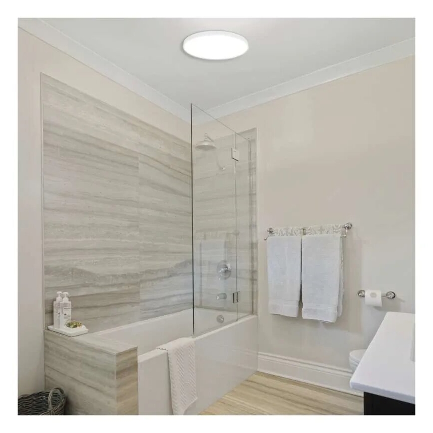 LED Koupelnové stropní svítidlo LED/15W/230V 3000/4000/5700K IP55 bílá