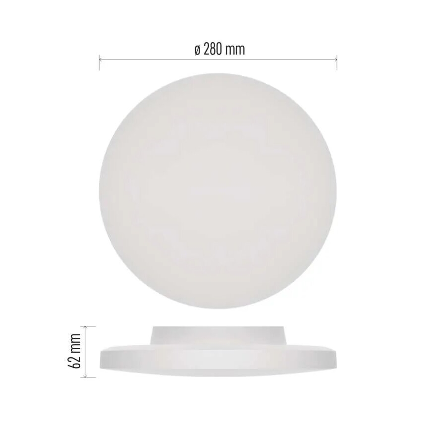 LED Koupelnové stropní svítidlo LED/15W/230V 3000/4000/5700K IP55 bílá