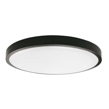 LED Koupelnové stropní svítidlo LED/24W/230V 4000K IP44 pr. 29,5 cm černá