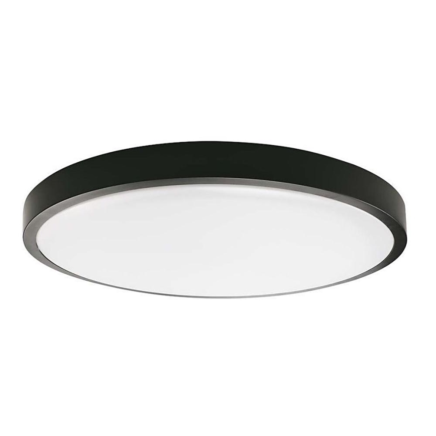 LED Koupelnové stropní svítidlo LED/24W/230V 4000K IP44 pr. 29,5 cm černá