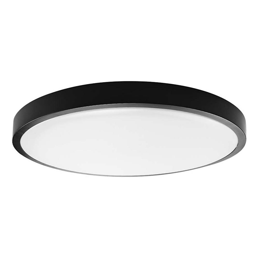 LED Koupelnové stropní svítidlo LED/24W/230V 4000K IP44 pr. 29,5 cm černá