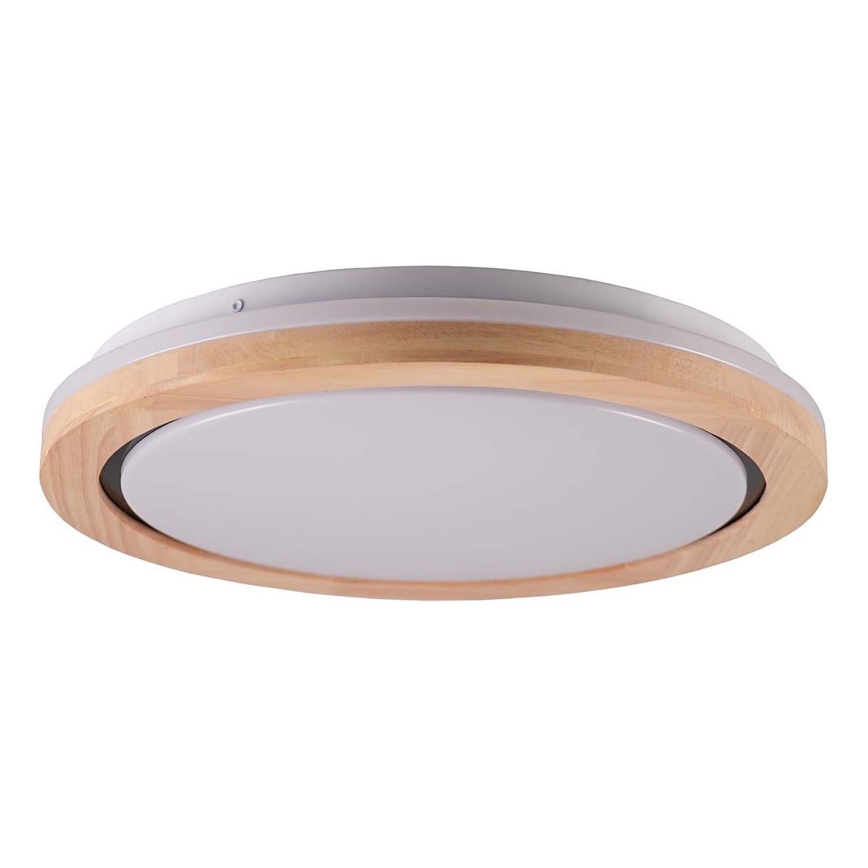 LED Koupelnové stropní svítidlo LED/24W/230V pr. 39 cm IP44 dub