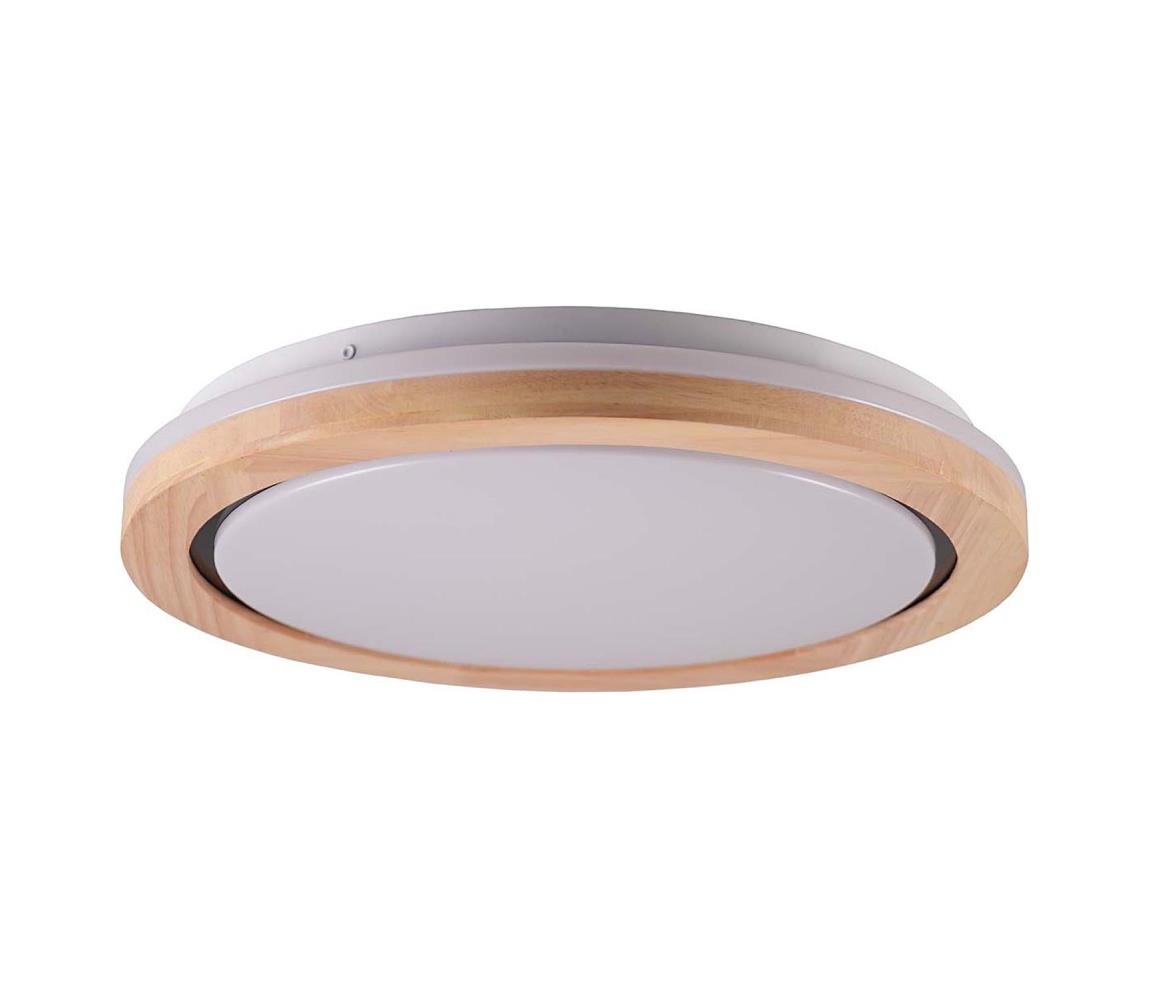 LED Koupelnové stropní svítidlo LED/24W/230V pr. 39 cm IP44 dub 331892 Hnědá – Alasans
