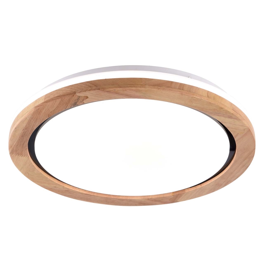 LED Koupelnové stropní svítidlo LED/24W/230V pr. 39 cm IP44 dub