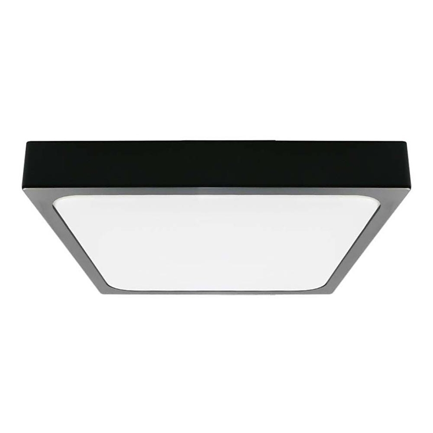 LED Koupelnové stropní svítidlo LED/30W/230V 3000K IP44 42x42 cm černá