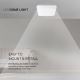 LED Koupelnové stropní svítidlo LED/48W/230V 3000K IP44 bílá