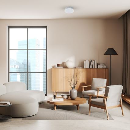 LED Koupelnové stropní svítidlo MARLON LED/12W/230V pr. 18 cm IP54 bílá