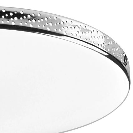 LED Koupelnové stropní svítidlo MOON LED/18W/230V lesklý chrom IP44
