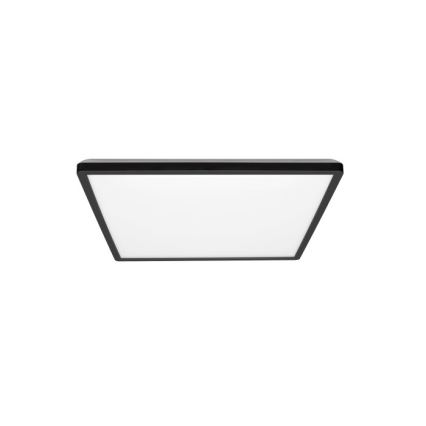 LED Koupelnové stropní svítidlo NIVERA LED/12W/230V IP54 3000/4000/6000K 22,5x22,5 cm černá