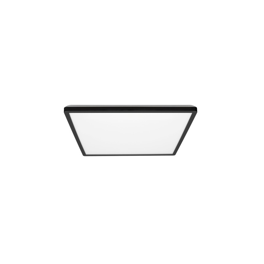 LED Koupelnové stropní svítidlo NIVERA LED/12W/230V IP54 3000/4000/6000K 22,5x22,5 cm černá