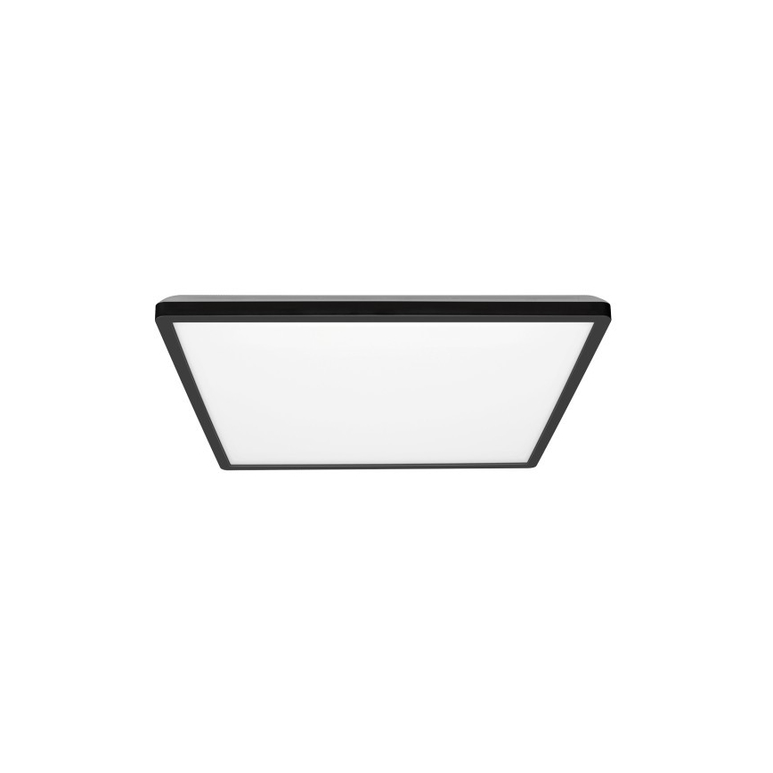LED Koupelnové stropní svítidlo NIVERA LED/18W/230V IP54 3000/4000/6000K 30x30 cm černá