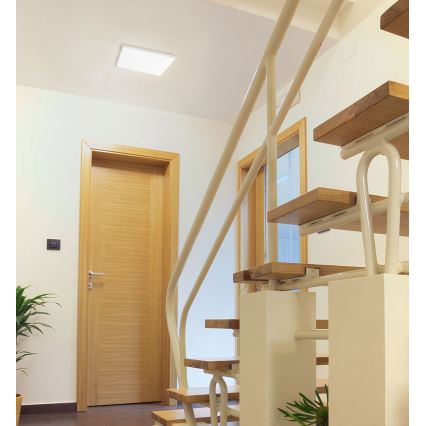 LED Koupelnové stropní svítidlo NYMPHEA LED/18W/230V 3000K IP44 hranatý