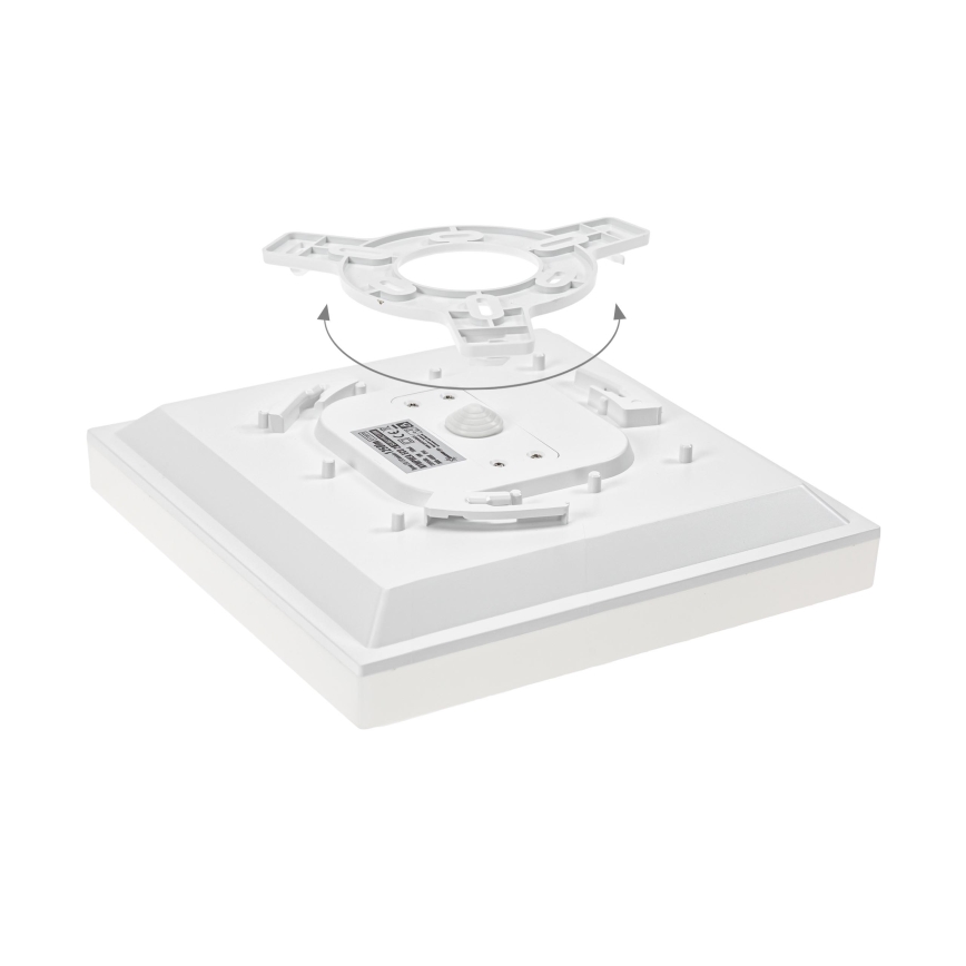 LED Koupelnové stropní svítidlo NYMPHEA LED/18W/230V 3000K IP44 hranatý