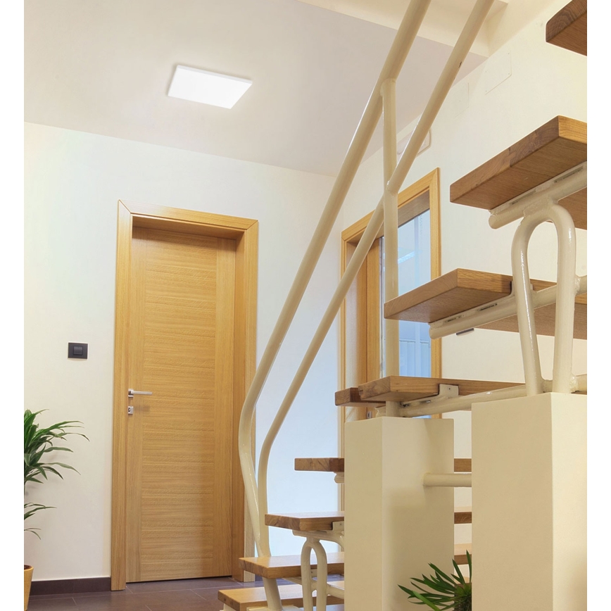 LED Koupelnové stropní svítidlo NYMPHEA LED/18W/230V 4000K IP44 hranatý