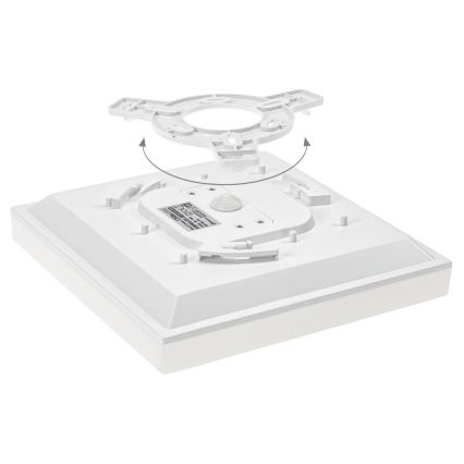 LED Koupelnové stropní svítidlo NYMPHEA LED/18W/230V 4000K IP44 hranatý