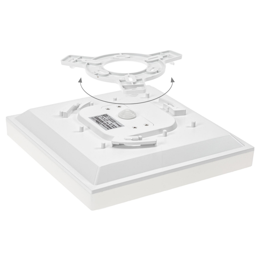LED Koupelnové stropní svítidlo NYMPHEA LED/18W/230V 4000K IP44 hranatý