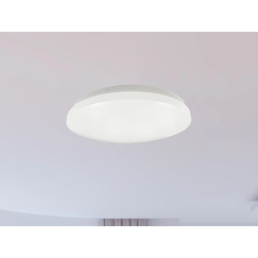 LED Koupelnové stropní svítidlo OPAL LED/12W/230V pr. 24,5 cm IP44 bílá