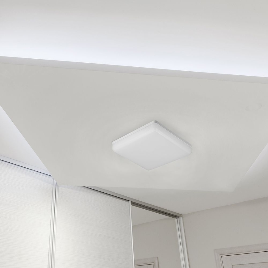 LED Koupelnové stropní svítidlo SAMSUNG CHIP LED/15W/230V 3000K IP44 20x20 cm