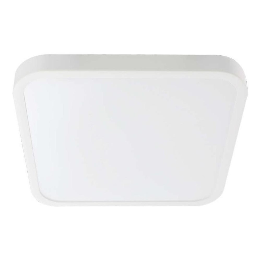 LED Koupelnové stropní svítidlo se senzorem LED/18W/230V 4000K IP44 29,5x29,5 cm bílá + dálkové ovládání