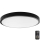 LED Koupelnové stropní svítidlo se senzorem LED/18W/230V 4000K IP44 pr. 29,5 cm černá + dálkové ovládání