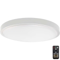 LED Koupelnové stropní svítidlo se senzorem LED/18W/230V 6500K IP44 bílá + dálkové ovládání