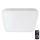 LED Koupelnové stropní svítidlo se senzorem SAMSUNG CHIP LED/36W/230V IP44 4000K 42x42 cm bílá + dálkové ovládání