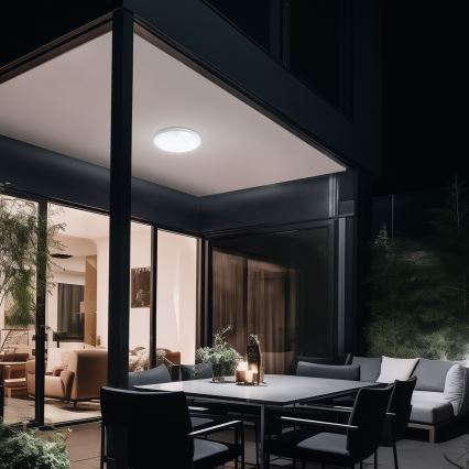 LED Koupelnové nástěnné svítidlo se senzorem pohybu NYMPHEA PROXI LED/18W/230V IP54 3000K