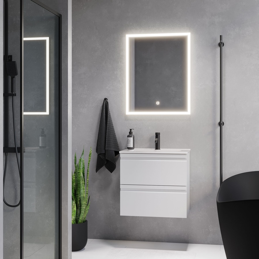 LED Koupelnové zrcadlo FORNAES LED/14,3W/230V IP44