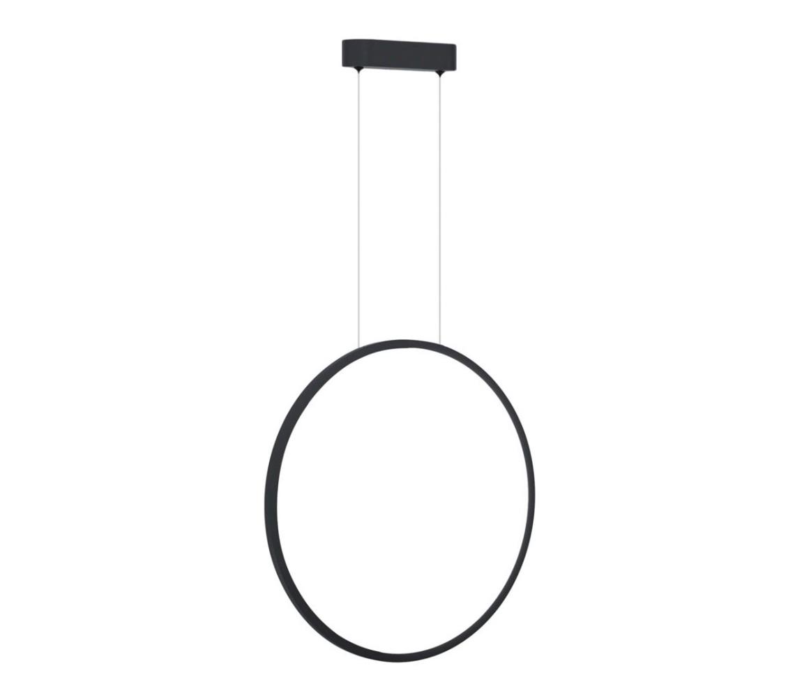 Milagro LED Koupelnový lustr na lanku SATURNO LED/28W/230V IP44 antracit MI2153