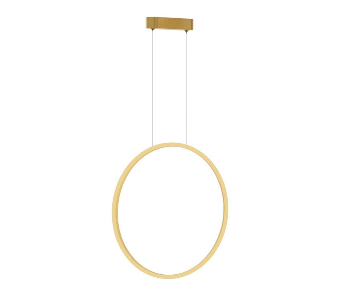 Milagro LED Koupelnový lustr na lanku SATURNO LED/28W/230V IP44 zlatá MI2154