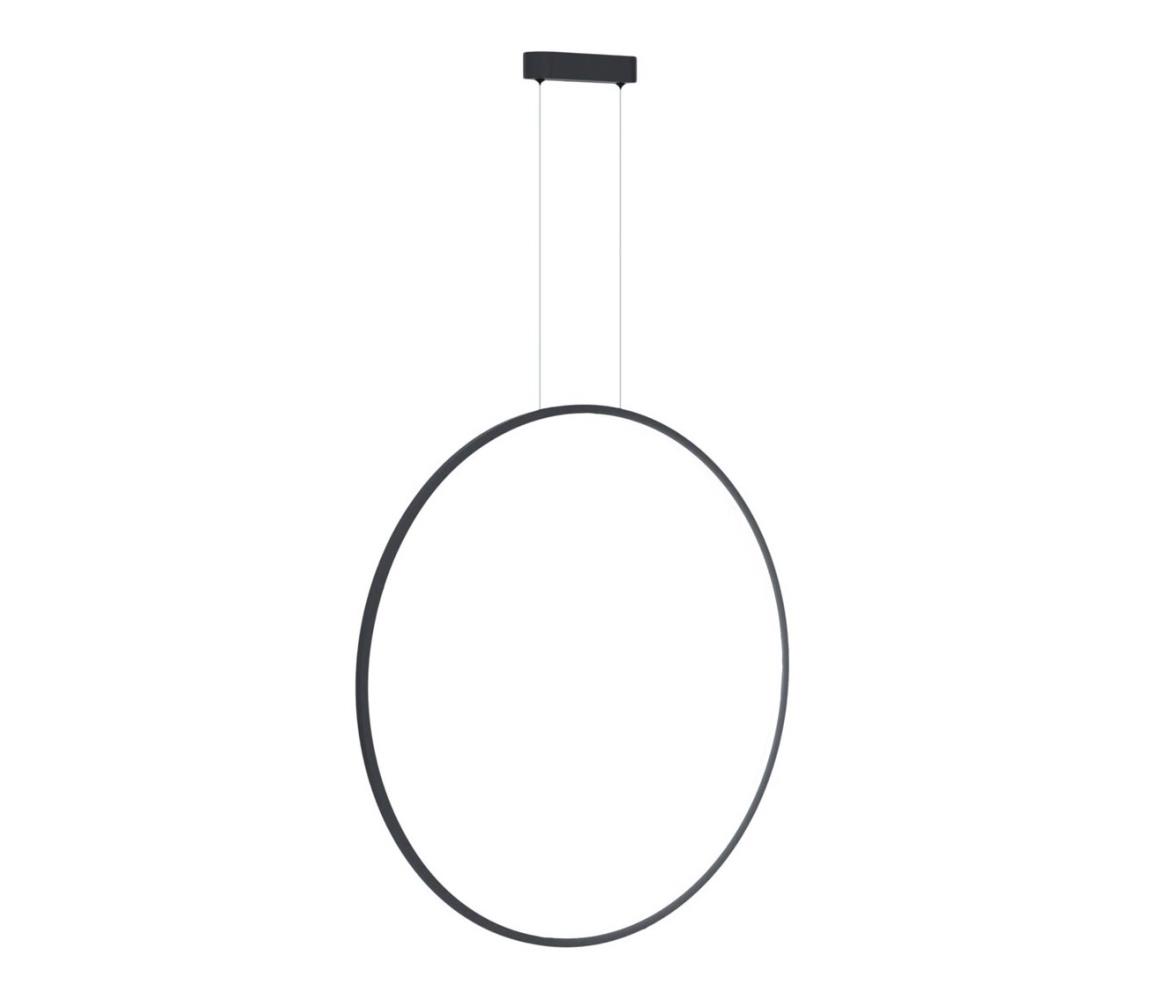 Milagro LED Koupelnový lustr na lanku SATURNO LED/46W/230V IP44 antracit MI2155