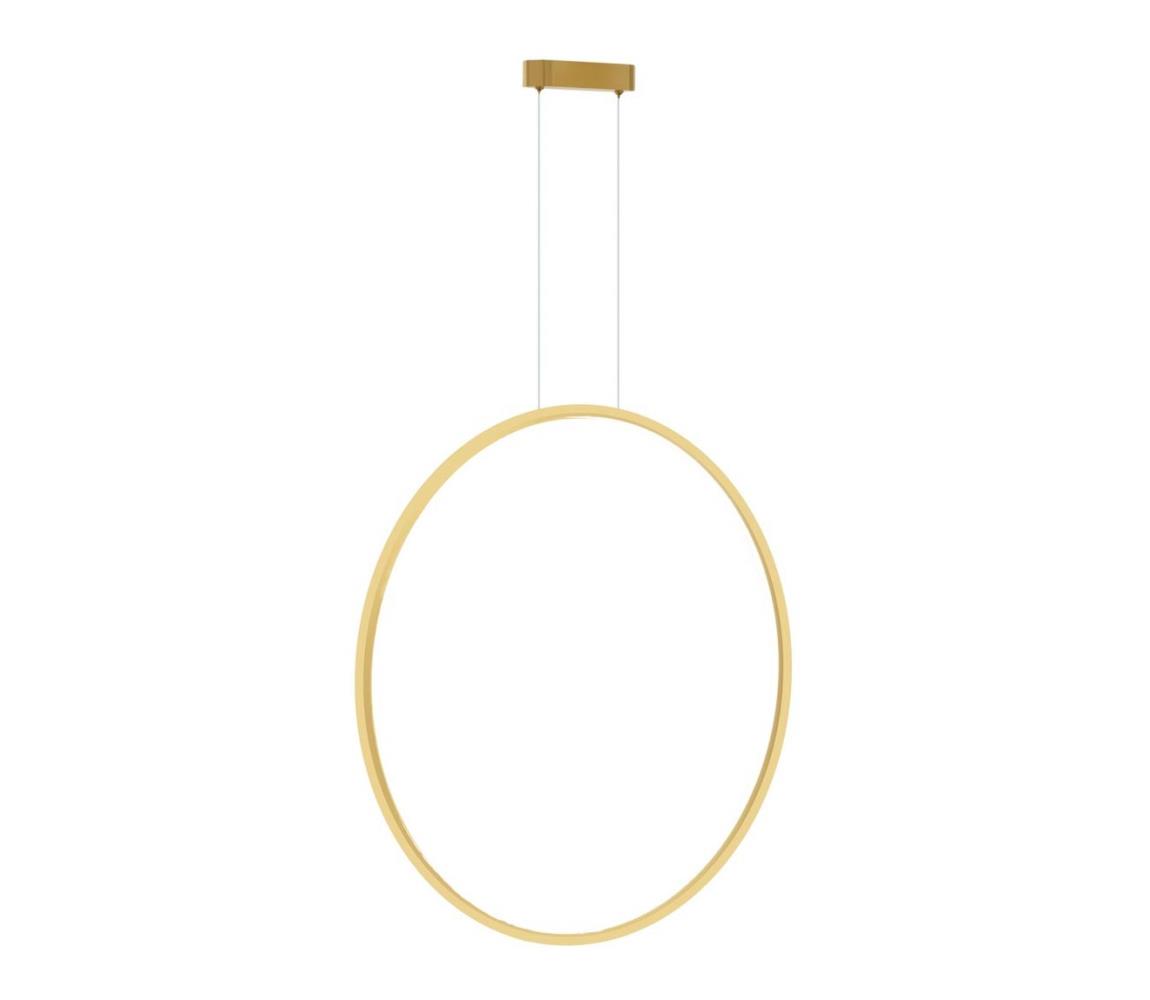 Milagro LED Koupelnový lustr na lanku SATURNO LED/46W/230V IP44 zlatá MI2156