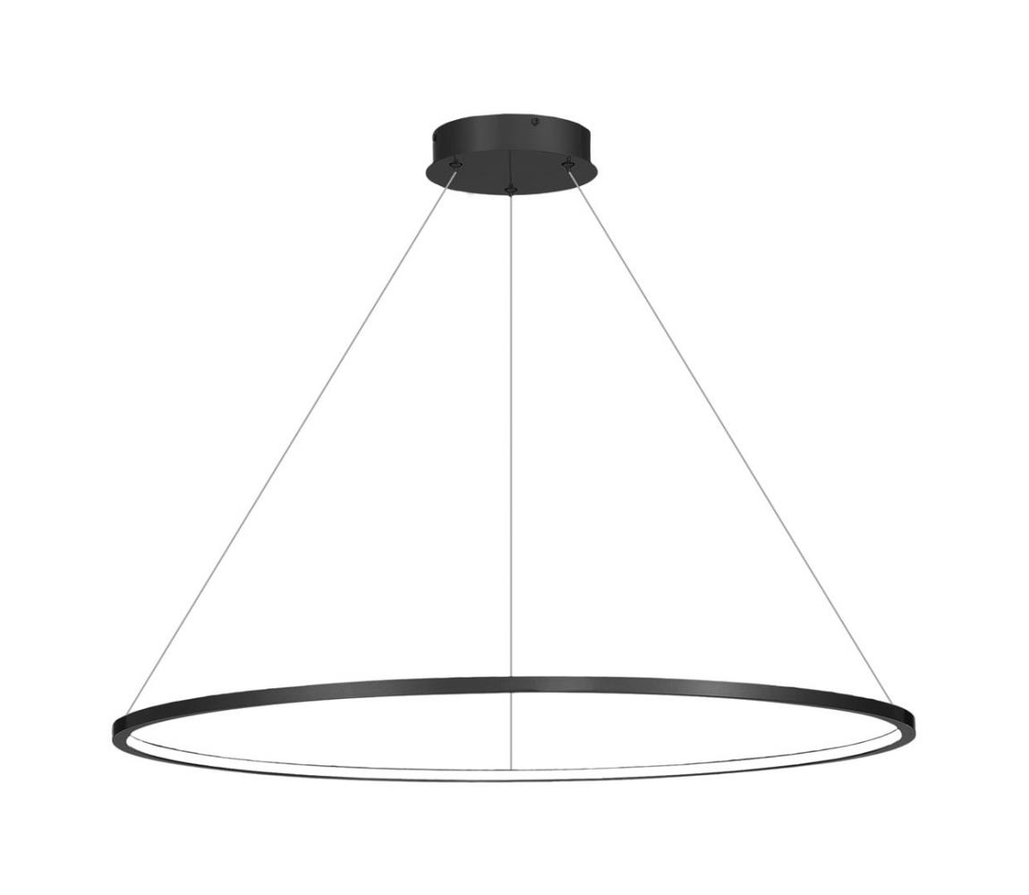 Milagro LED Koupelnový lustr na lanku SATURNO LED/57W/230V IP44 antracit MI2161