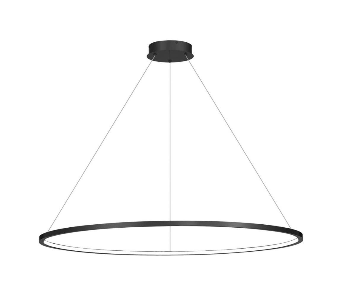 Milagro LED Koupelnový lustr na lanku SATURNO LED/65W/230V IP44 antracit MI2163