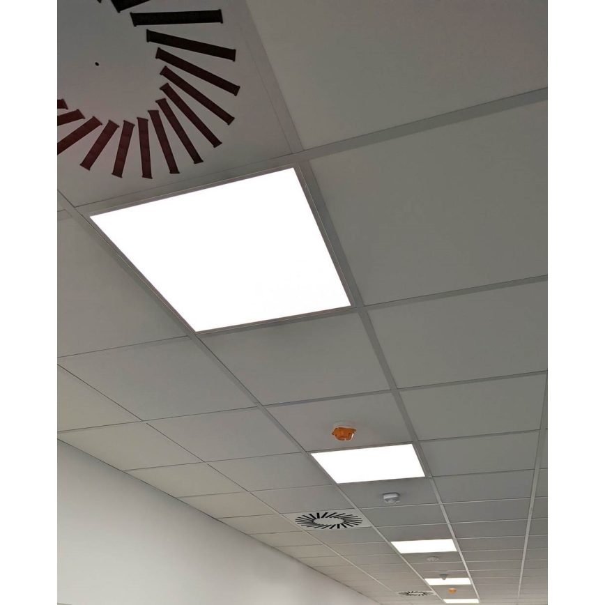 LED Stmívatelný koupelnový podhledový panel STELLA LED/28/32/36/40W/230V 59,5x59,5 cm CRI 90 IP44 bílá