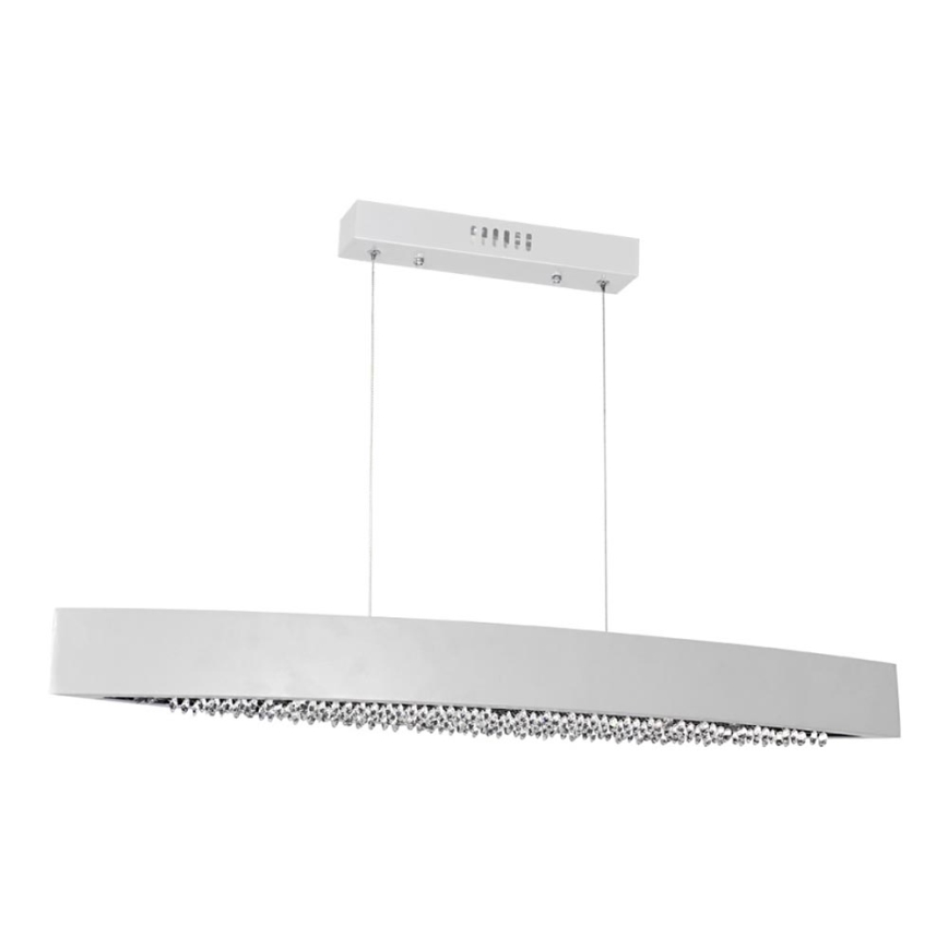 LED Křišťálový lustr na lanku BOCCA 1xLED/18W/230V