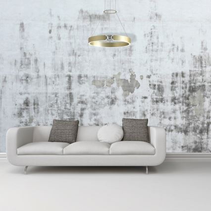 LED Křišťálový lustr na lanku SIRIUS LED/26W/230V