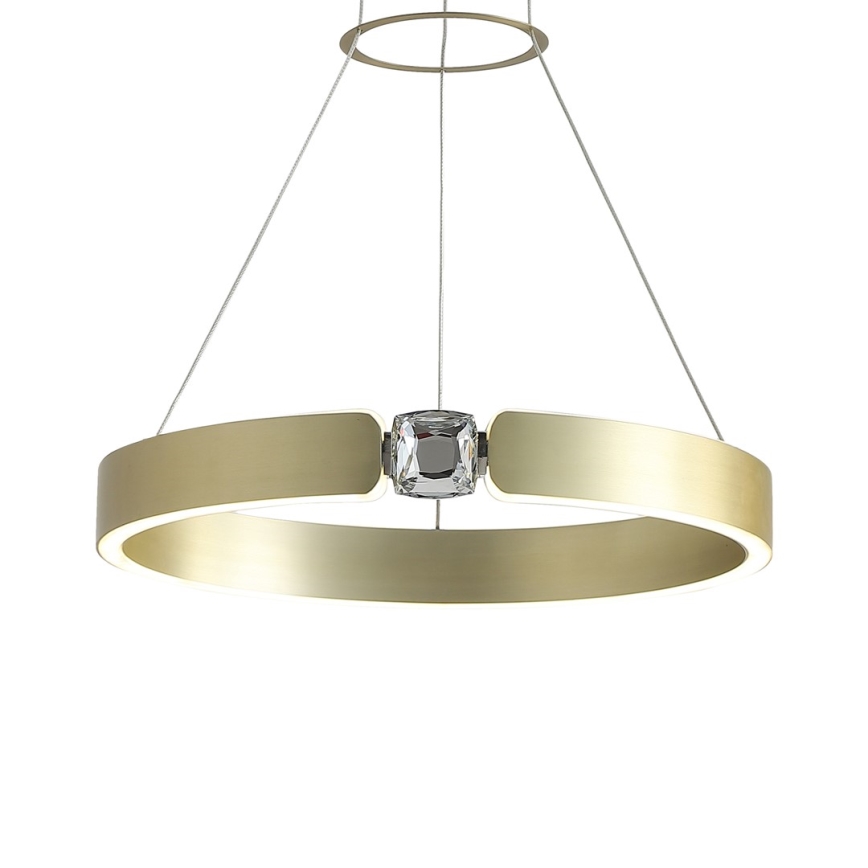 LED Křišťálový lustr na lanku SIRIUS LED/26W/230V
